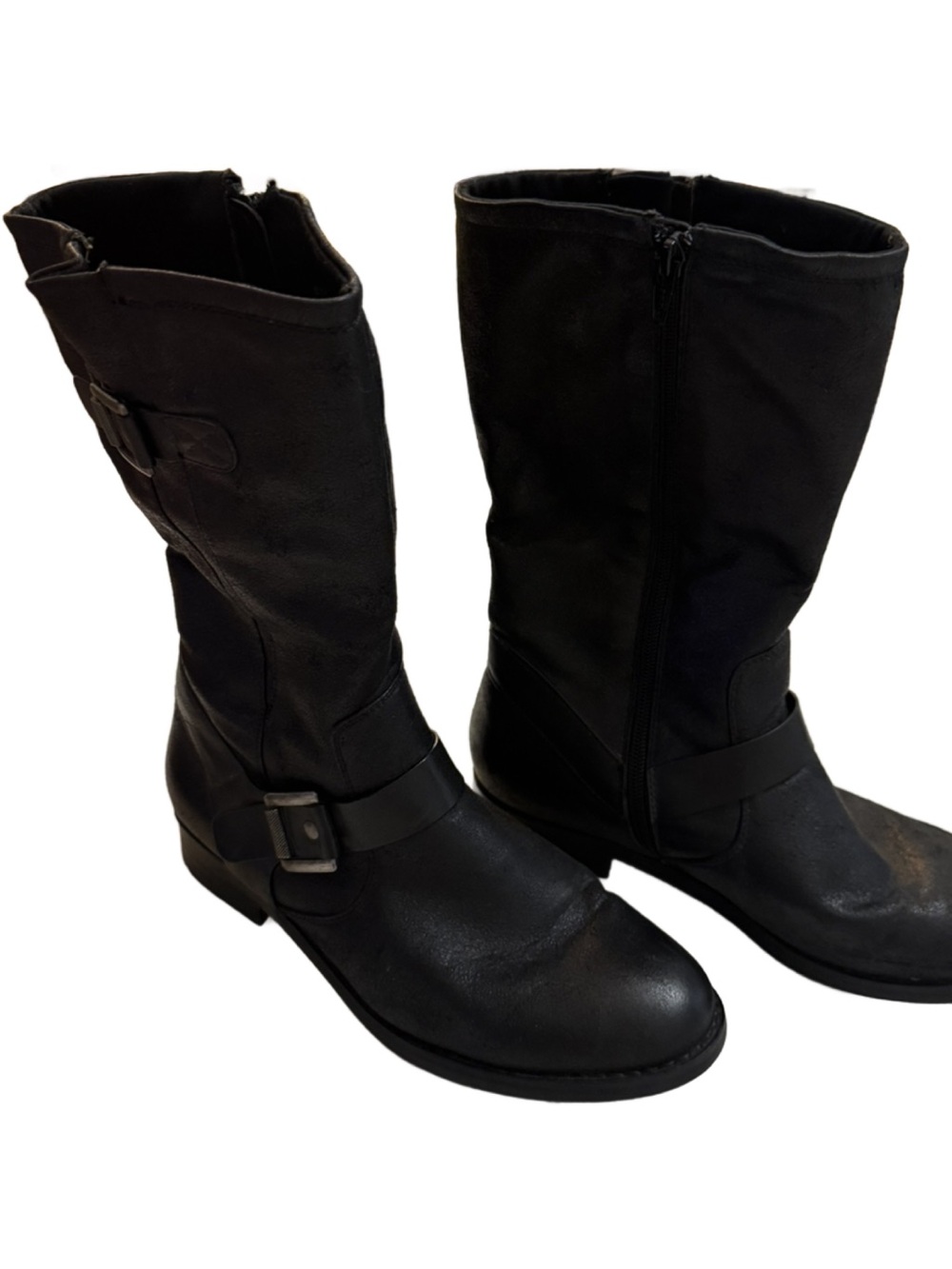 Baretrap Mid Calf Moto Boots 8M